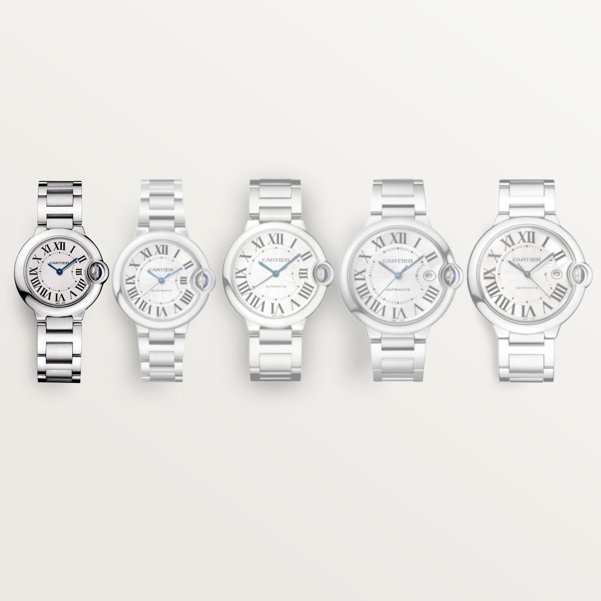Ballon Bleu de Cartier 28 | 28mm, Steel, Silvered Dial
