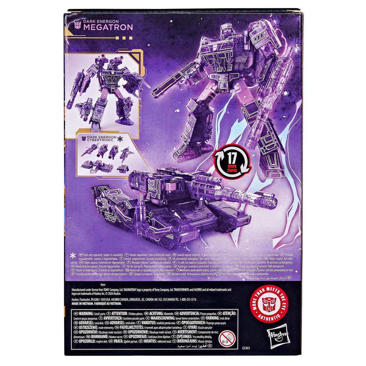Transformers Age of the Primes Dark Energon Megatron Voyager Class Action Figure