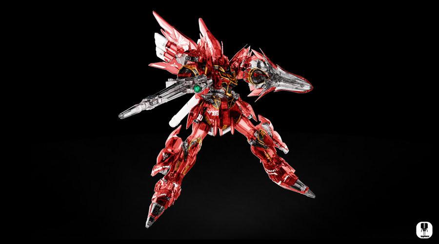 MG 1/100 MSN-06S Sinanju Ver Ka Titanium Finish
